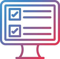 Vector Design Online Survey Icon Style