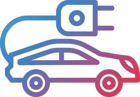 Vector Design Electric Car Icon Style