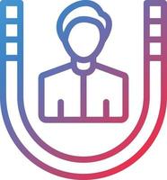 Vector Design User Engagement Icon Style