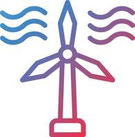 Vector Design Wind Turbine Icon Style