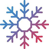 vector diseño copo de nieve icono estilo