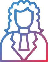 Vector Design Judge Icon Style