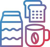 Vector Design Break Fast Icon Style