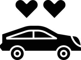 Vector Design Wedding Car Icon Style