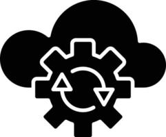 Vector Design Cloud Backup Icon Style