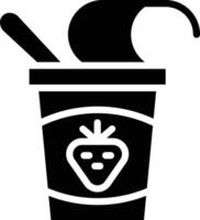 Yogurt Vector Icon Style