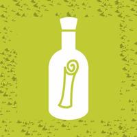 Scroll in Bottle Vector Icon