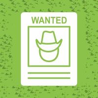 Wanted Poster Vector Icon