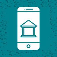 Mobile Banking Vector Icon