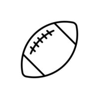 americano fútbol americano icono vector diseño plantillas aislado en blanco antecedentes