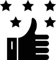 Vector Design Positive Review Icon Style