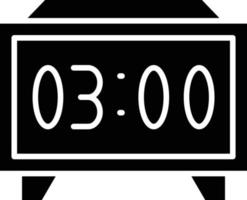 Vector Design Digital Clock Icon Style