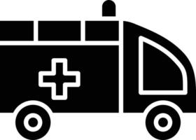 vector diseño ambulancia icono estilo