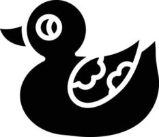 Duck Toy Vector Icon Style