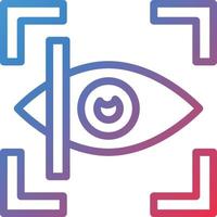 Vector Design Retinal Scan Icon Style