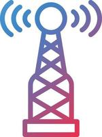 Vector Design Radio Antenna Icon Style