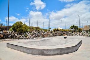 A skateboard track photo