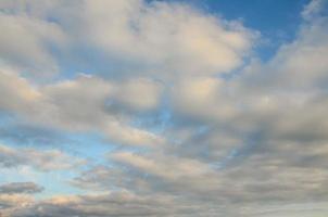 cielo con nubes foto