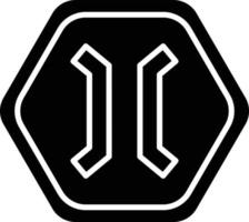 Vector Design Narrow Bridge Icon Style