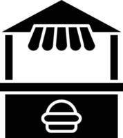 Vector Design Burger Cart Icon Style