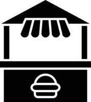 Vector Design Burger Cart Icon Style