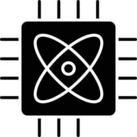 Vector Design Quantum Computing Icon Style