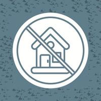 No House Vector Icon