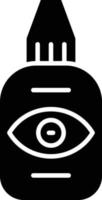 Vector Design Eye Drop Icon Style