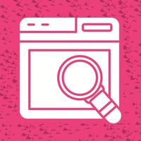 Web Search Vector Icon