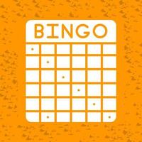 icono de vector de bingo