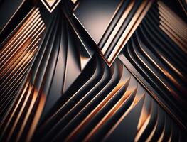 Modern technology abstract texture with diagonal metallic lines created with technology photo