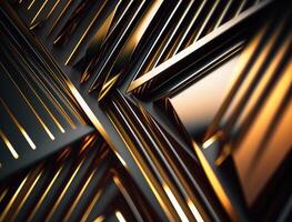 Modern technology abstract texture with diagonal metallic lines created with technology photo