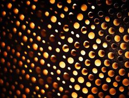 Abstract circle background dot pattern Dotwork created with technology photo