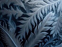 Abstract beautiful pattern of frost background created with technology photo