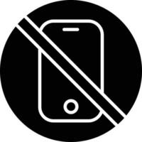 Vector Design No Phone Icon Style