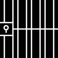 vector diseño cárcel icono estilo