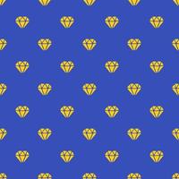 Seamless pattern with silhouettes of diamonds on violet background vector