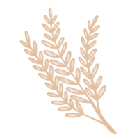 Line Art Leaf png