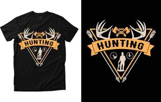 Hunting T-shirt Design vector