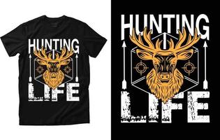 Hunting T-shirt Design vector