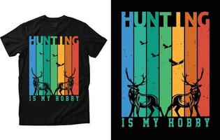 Hunting T-shirt Design vector