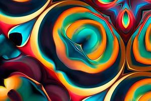 Colorful background with gradient color. Design with liquid shape photo