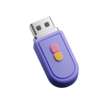 graphique designer USB illustration 3d png