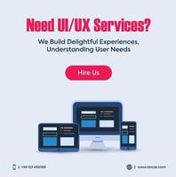 Ui Ux services. Need ui ux services hire us. Product Design Services for mobile app and website complete post. Ui Ux company vector