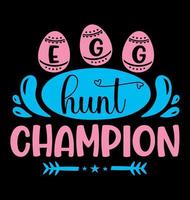 Typography Easter Day T-Shirt Designs Vector