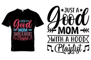 tipografía mamá camiseta diseño vector madre día citas