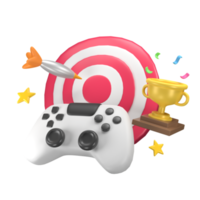 Game competition 3D illustration png