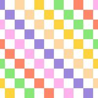 Pastel square abstract background element checkered. vector