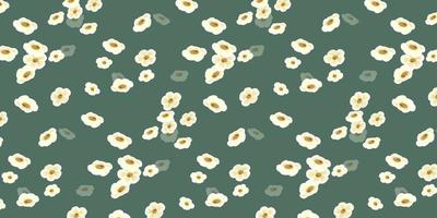 Trendy seamless floral ditsy print. Beautiful seamless pattern. Find fill pattern on swacthes vector