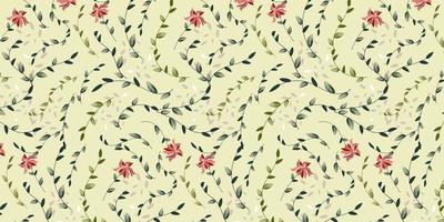 Abstract leaf floral design. seamless pattern scandinavian style. Find fill pattern on swatches vector